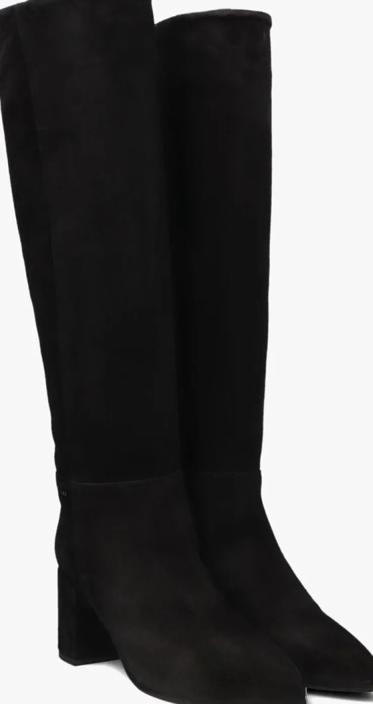 zwarte nubikk hoge laarzen isa beau