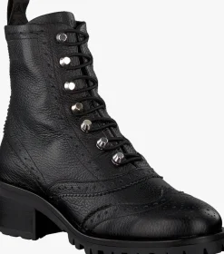 zwarte nubikk veterboots djuna brogue