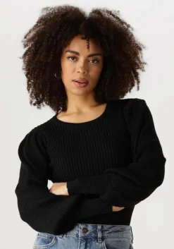 zwarte nukus trui mullberry pullover lurex