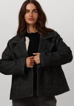 zwarte object jack objkeily short jacket