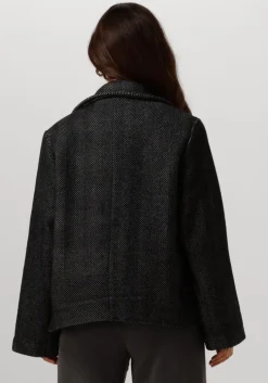 zwarte object jack objkeily short jacket