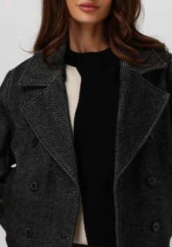 zwarte object jack objkeily short jacket