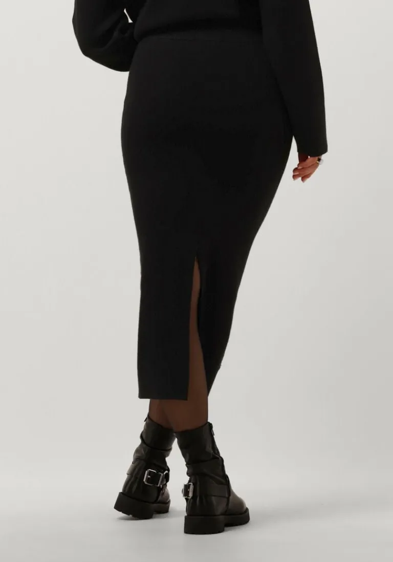 OBJECT e midirok objreynard hw knit skirt>DAMES Rokken