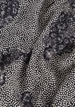 zwarte object mini jurk evelyn l/s short dress