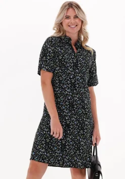 zwarte object mini jurk janni 2/4 dress
