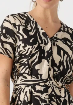 zwarte object mini jurk objkarina s/s re short dress noos