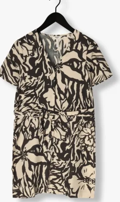 zwarte object mini jurk objkarina s/s re short dress noos