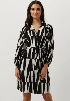 zwarte object mini jurk taro 3/4 dress 126