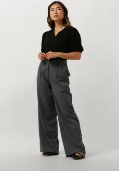 zwarte object top objcaroline s/s top