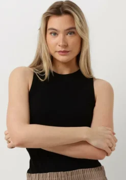 zwarte object top objjamie s/l tank top noos