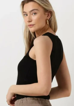 zwarte object top objjamie s/l tank top noos