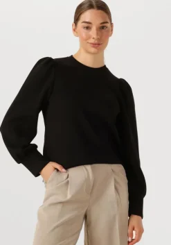 zwarte object trui objandrea re l/s o-neck top