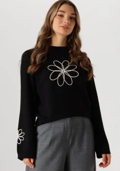 zwarte object trui objlaney rubin ls pullover e div