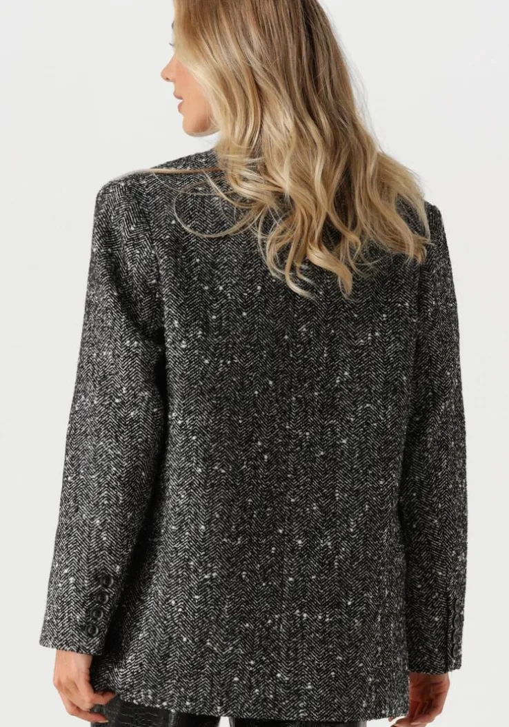 zwarte omoda atelier blazer x nina - les