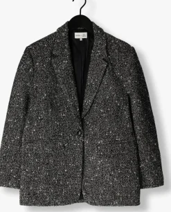 zwarte omoda atelier blazer x nina - les