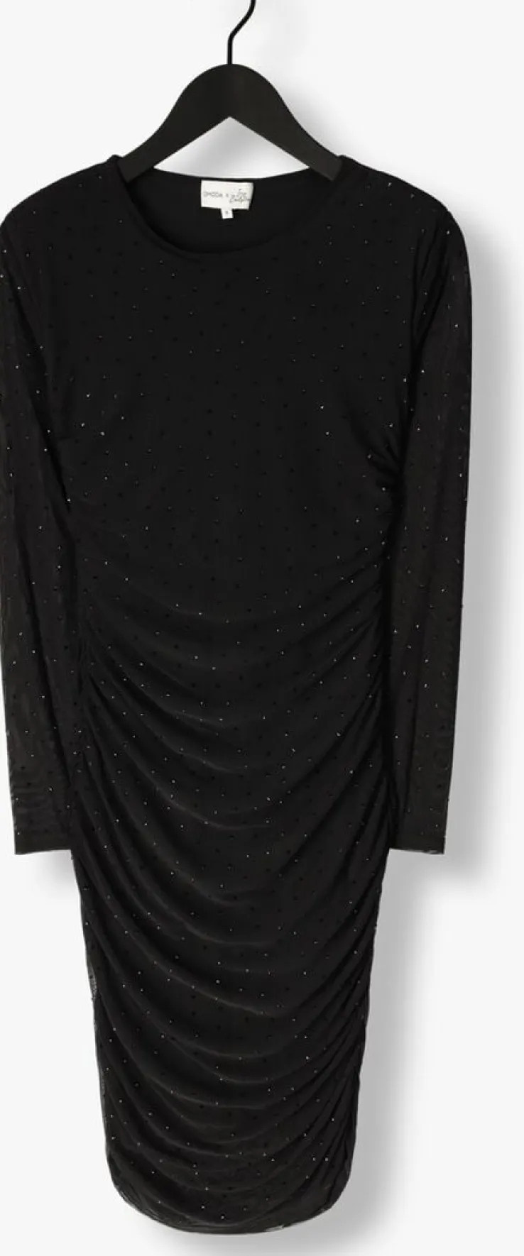 zwarte omoda atelier mini jurk x iris - ida