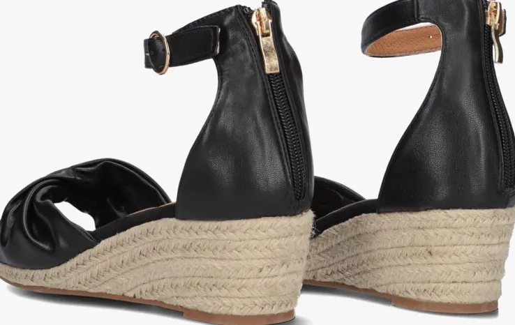 zwarte omoda espadrilles 0577-5
