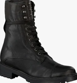 zwarte omoda veterboots 3259k106