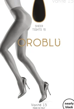 zwarte oroblu panty's vanite 15