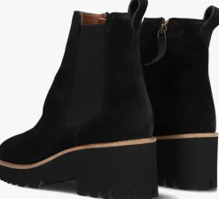 zwarte paul green chelsea boots 8117