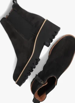 zwarte paul green chelsea boots 8117