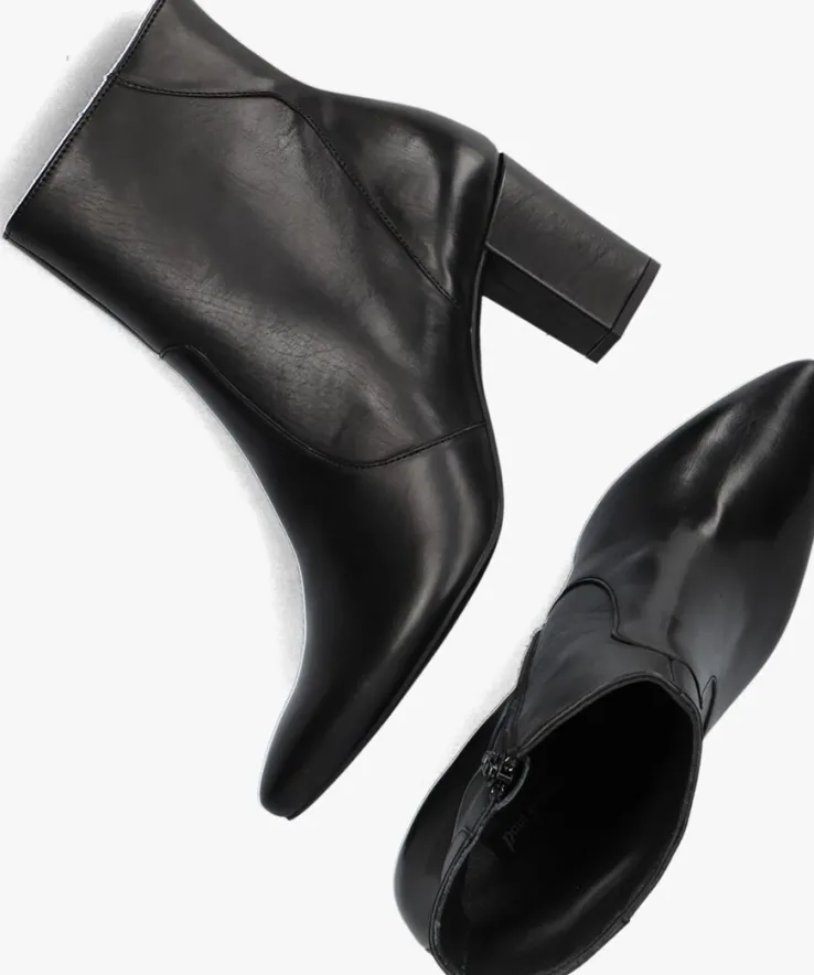 zwarte paul green enkellaarsjes 8050