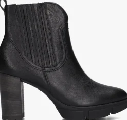 zwarte paul green enkellaarsjes 9033