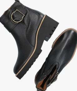 zwarte paul green enkellaarsjes 9763