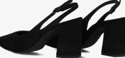 zwarte paul green slingbacks 6101