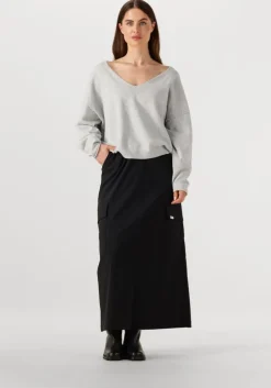 zwarte penn & ink maxirok skirt w25n1636