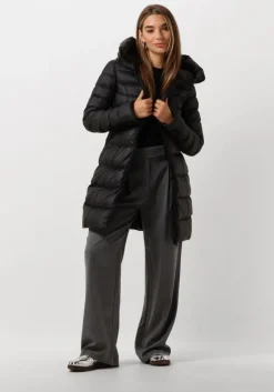 zwarte peuterey gewatteerde jas levaria mqs