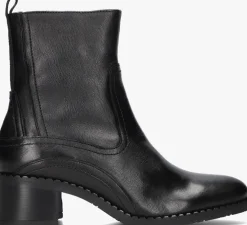 zwarte piedi nudi enkellaarsjes 2746-01