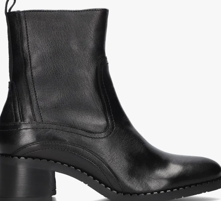 zwarte piedi nudi enkellaarsjes 2746-01