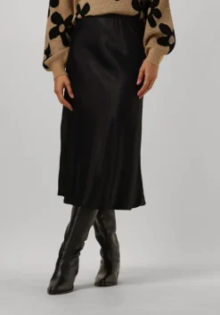 POM AMSTERDAM e midirok satin black>DAMES Rokken