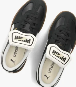zwarte puma lage sneakers palermo premium