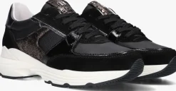 zwarte red-rag lage sneakers 71408