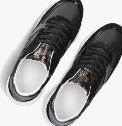 zwarte red-rag lage sneakers 71408