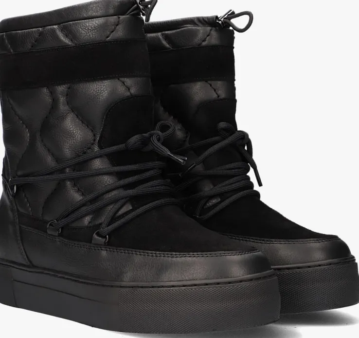 zwarte red-rag snowboots 74654