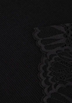 zwarte rosemunde top beatha capsleeve