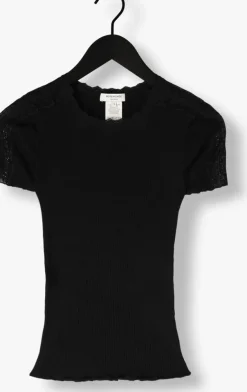 ROSEMUNDE e t-shirt benita silk t-shirt w/ lace><noscript><img width=