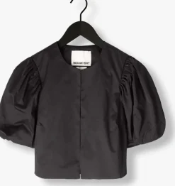 ROUGE EDIT e top roudetta 2/4 short blazer><noscript><img width=