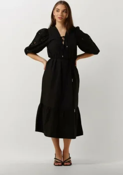 zwarte scarlett poppies midi jurk istanbul