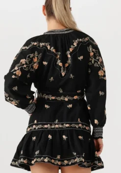 zwarte scarlett poppies mini jurk fiucci short dress