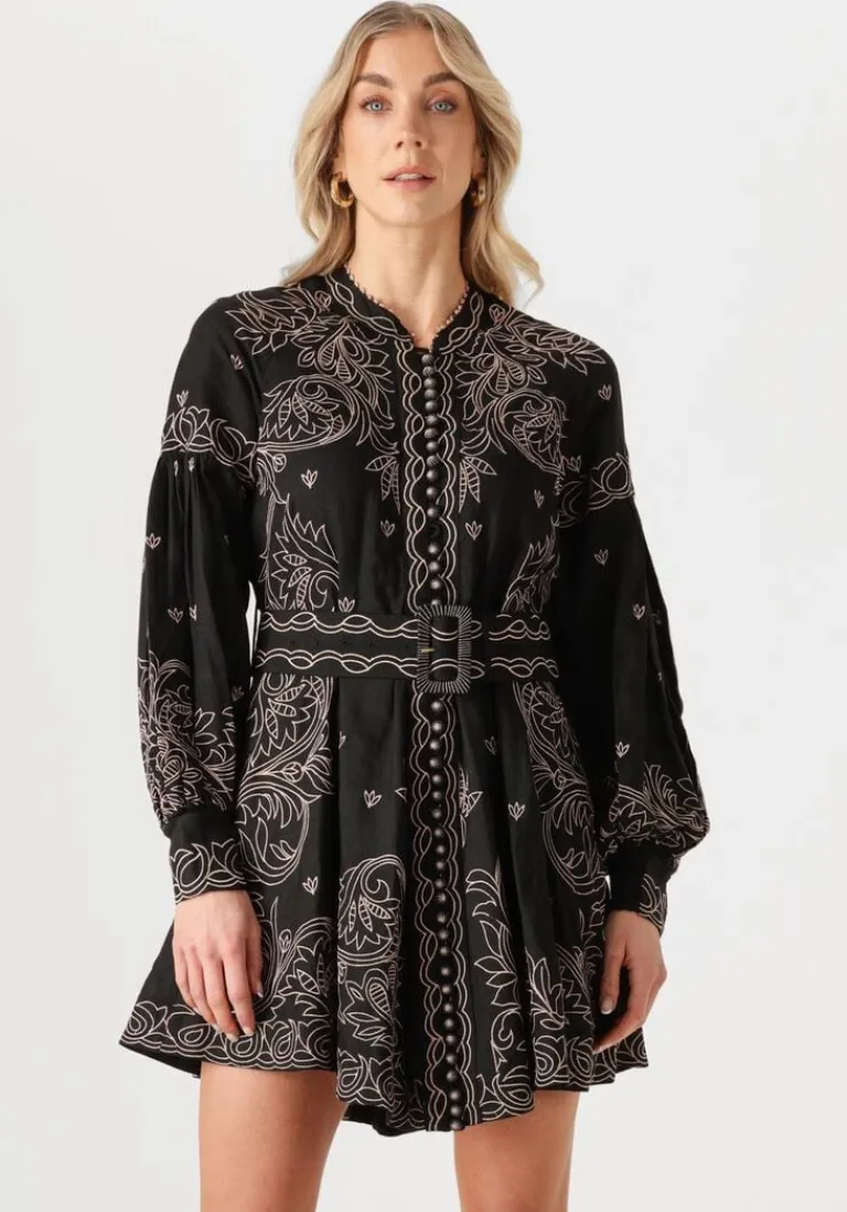 SCARLETT POPPIES e mini jurk berite short dress>DAMES Jurken