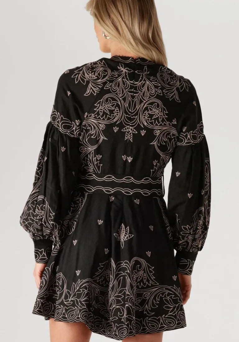 SCARLETT POPPIES e mini jurk berite short dress>DAMES Jurken