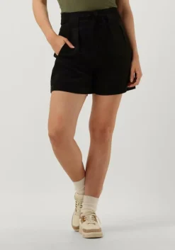 zwarte scotch & soda jeans high rise belted shorts