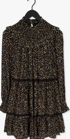 SCOTCH & SODA e mini jurk smocked and tiered long sleeved dress><noscript><img width=