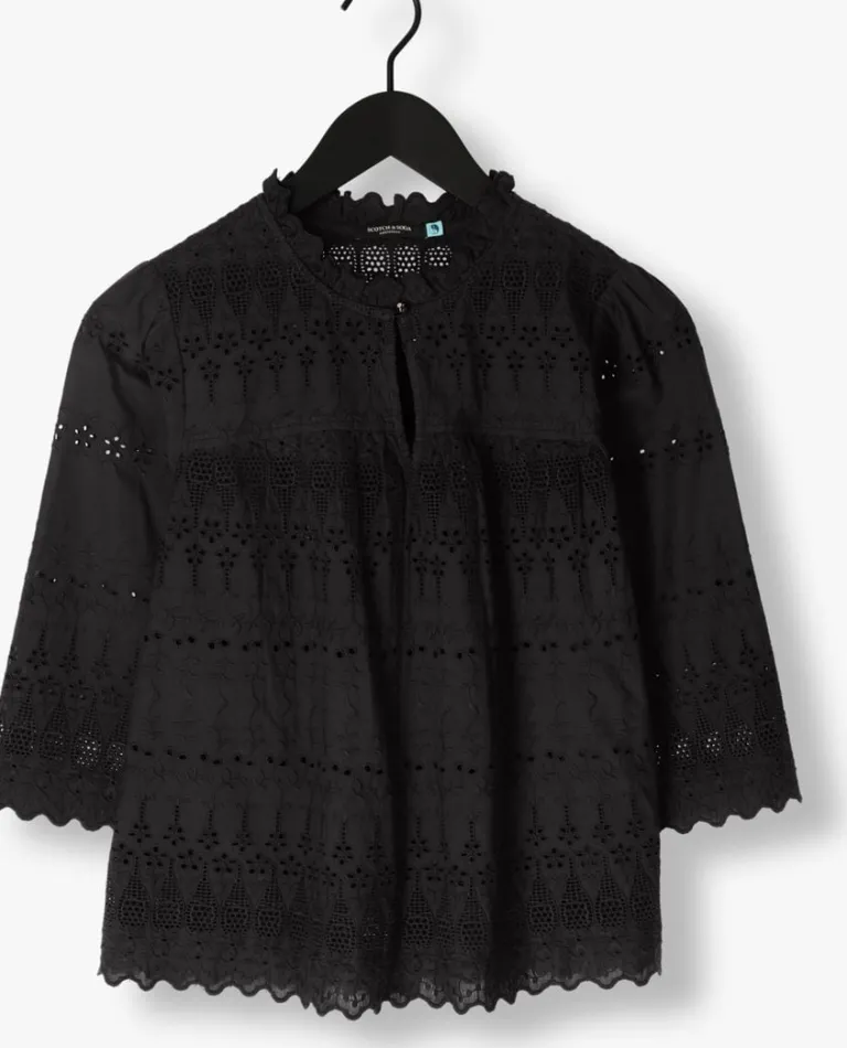 SCOTCH & SODA e top broderie anglaise top>DAMES Tops & T-Shirts