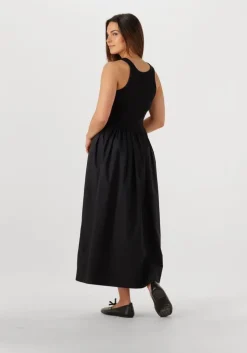 zwarte second female maxi jurk nulana dress