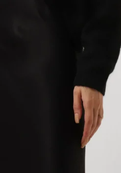 zwarte second female midirok eddy mw midi skirt